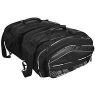 MAXX - AT 7020 Textile saddlebags black and silver - Motorcycle Bag