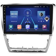 HIZPO Car radio Skoda Octavia 2, mk2, II 2004-2013, Android, silver - Car Radio