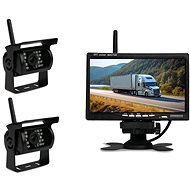 Xtech electronics Wireless digital parking and reversing set XPZ-WD2, 12-24 V, 7" LCD + 2× camera - Parking Sensor