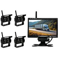Xtech electronics Wireless digital parking and reversing set XPZ-WD4, 12-24 V, 7" LCD + 4× camera - Parking Sensor
