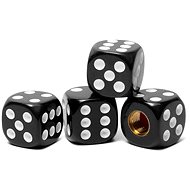 Escape6 Valve caps dice black, 4 pcs - Valve Caps