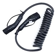 Sectron Spiral charging cable - Type 2 / Type 2, 22 kW, 3 × 32 A, 400 V, 5 m - EV Charging Cable