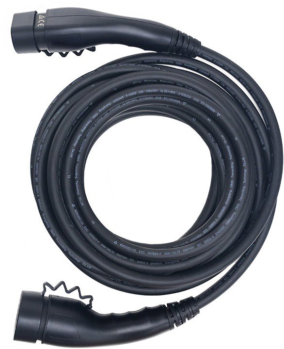 Sectron Charging cable - Type 2 / Type 2, 22 kW, 3 × 32 A, 400 V, 7 m - EV Charging Cable