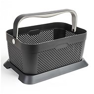 Rati Luxury Car Shopping Basket, Rati Basket, Grey Titan - Car Boot Organiser