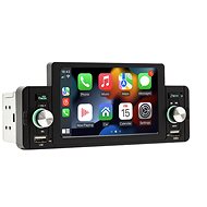 Essgoo 1Din CarPlay and Android Auto car radio, universal size, parking camera, 60 W - Car Radio