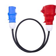 SECTRON Reducer CEE 5pin 16 A - CEE 3pin (camping) 16 A 230V 1 m - Adapter