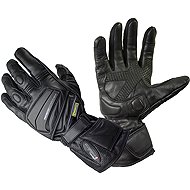 Cappa Racing Detroit moto gloves leather long black - Motorcycle Gloves