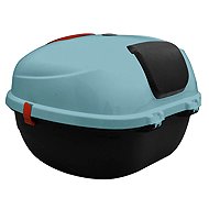 RACCEWAY Rear suitcase CENTURY, light blue - Motorcycle Case