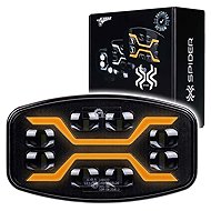 Kamar High beam headlight LED 8500 lm 12-24 V approval 24,5 cm + position light + predator - Additional High Beam Headlight