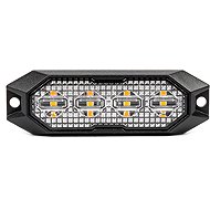 Amio warning light LED orange Predator 4*3 W - 19 mm - Beacon
