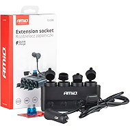 AMIO Lighter distributor 12/24V max 216W - Car Adapter