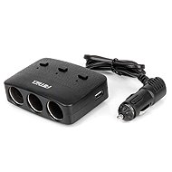 AMIO Extension socket 2 × USB 12/24V 100W 70 cm - Car Adapter