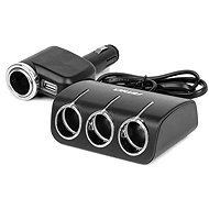 AMIO Extension socket 12/24V 120W, 80 cm - Car Adapter