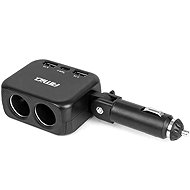 AMIO Extension socket 2 × USB-A, 1 × USB-C 12/24V 100W - Car Adapter