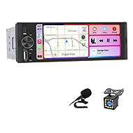 Junsun 1DIN Car Radio 6.86" with CarPlay, Android Auto, Bluetooth, Parking Camera, USB C - Car Radio