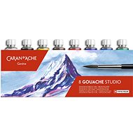 CARAN D'ACHE Gouache colours 8 colours in tubes - Gouache Paints