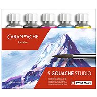 CARAN D'ACHE Gouache colours 5 colours in tubes - Gouache Paints