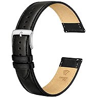 CARNEO PAY leather 20mm black - Watch Strap