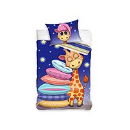 Carbotex Bed linen Giraffe Snowman 100 × 135, 40 × 60 cm - Bed Linen