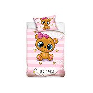Carbotex Crib Bedding Teddy Bear Masha 100 × 135, 40 × 60 cm - Bed Linen