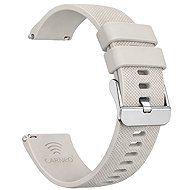 CARNEO PAY silicone 22mm pale gray - Watch Strap