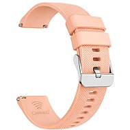 CARNEO PAY silicone 22mm pale pink - Watch Strap