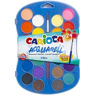 Carioca 24 colours and brush - Watercolour Paints