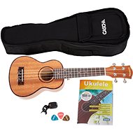 CASCHA HH 2027 CZ Soprano Mahogany Ukulele Bundle - Ukulele