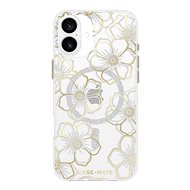 CaseMate Floral Gems Gold Magsafe iPhone 16 Plus - Phone Cover