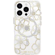 CaseMate Floral Gems Gold Magsafe iPhone 16 Pro - Phone Cover