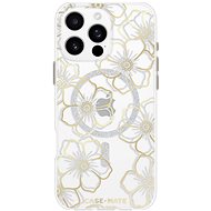CaseMate Floral Gems Gold Magsafe iPhone 16 Pro Max - Phone Cover