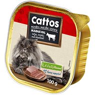 Cattos Cat beef, tub 100 g - Cat Food in Tray