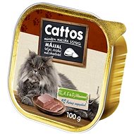Cattos Cat liver, tub 100 g - Cat Food in Tray