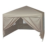 CATTARA Party tent scissor 3 × 3 m with side panels Palace beige Waterproof - Party Tent