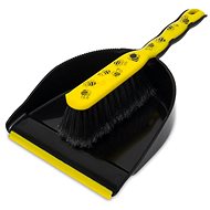 Cavallo Broom with scoop "Bees" - Brush and dustpan