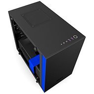 NZXT H200i matt black / blue - PC Case