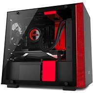 NZXT skriňa H200 čierno-červená - PC skrinka
