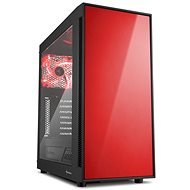 Sharkoon AM5 Window červená - PC skrinka