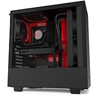 NZXT H510 Matte Black Red - PC skrinka