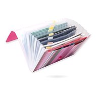 A4 Expanding File-Smile Macaron 13 pockets Purple - Document Folder