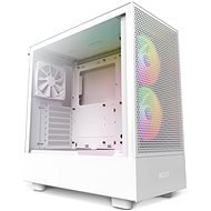 NZXT H5 Flow RGB White - PC skrinka