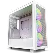 NZXT H7 Flow RGB White - PC skrinka