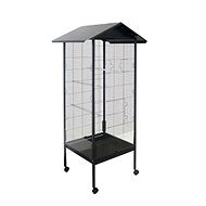 Duvo+ Veronica aviary for birds 55×55×161cm grey - Aviary