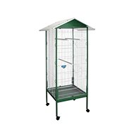 Duvo+ Veronica aviary for birds 55×55×161cm green - Aviary