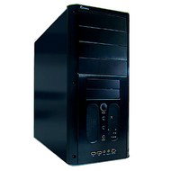 Cooler Master Centurion I - černý (black) tower, ATX, 4x5.25", 2+2x3.5", 2x ventilátor, hliník, bez  - PC Case