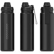 COOCAZOO Insulated Stainless Steel Bottle 0.7L, Black - Drinking Bottle