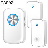CACAZI FA28 Wireless battery-free doorbell - 1× receiver + 2× button - white - Doorbell