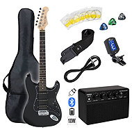Rocktile Pro ST60-BK Set Strat Black Premium - Electric Guitar