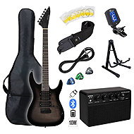 Rocktile Pro J150-TB Set Super Strat Black Pro - Electric Guitar