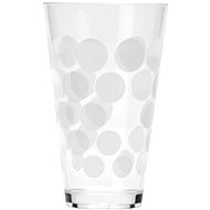 ZAK DOT DOT plastic glass 300ml, white - Glass